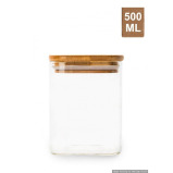 Little Storage Co 500ML Square Jar - 1 miniature