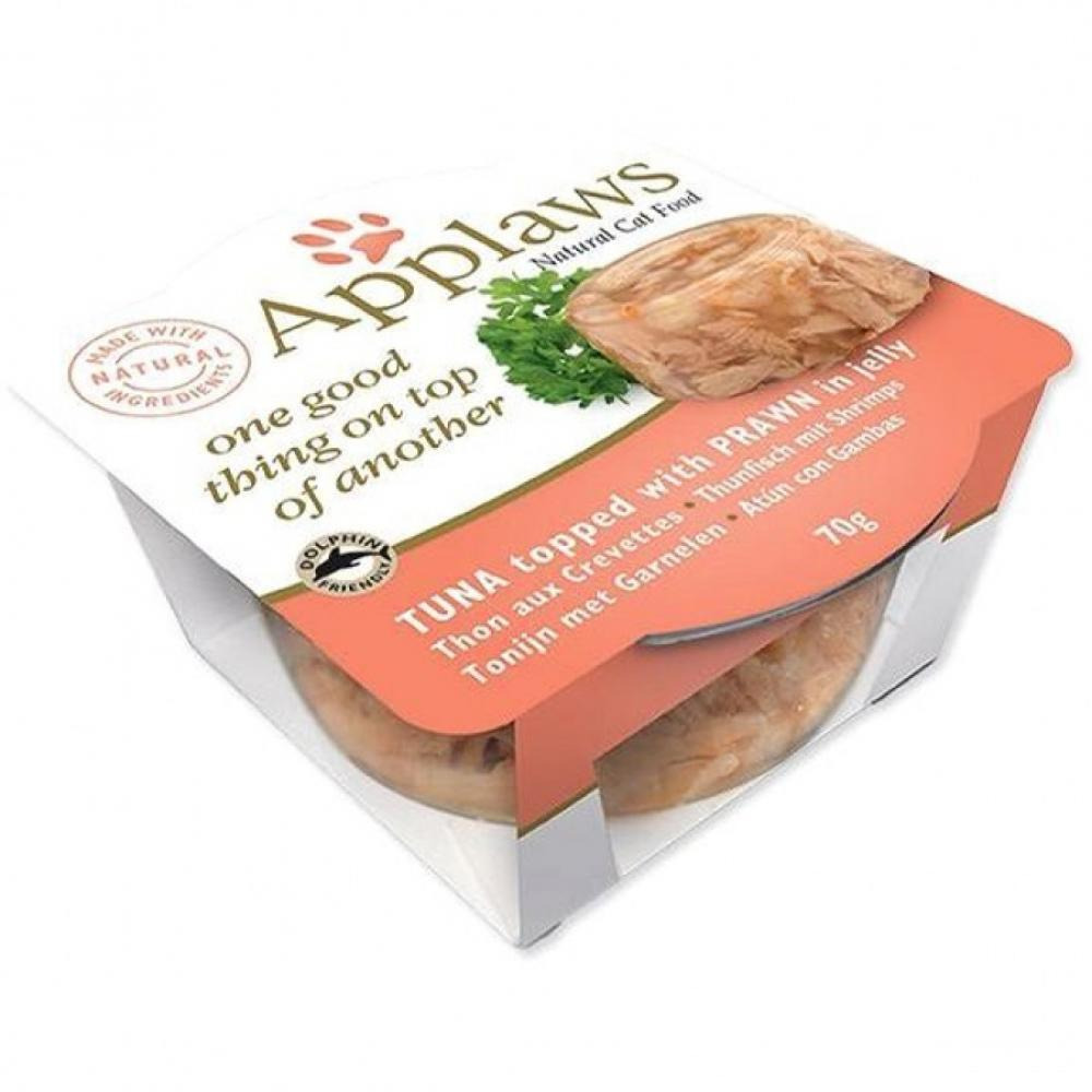 أبلوز التونا والروبيان كات - علبة بلاستيك - صندوق - 12 * 70 جم - 1