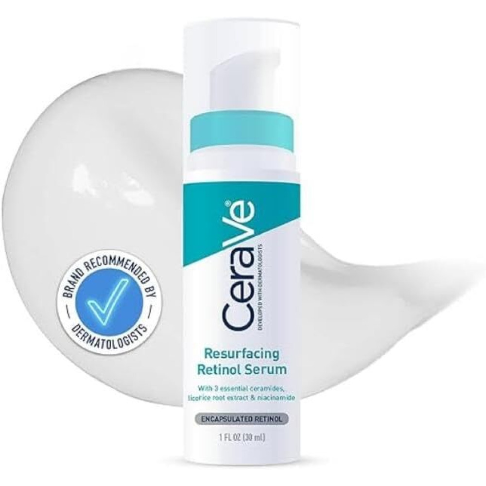 Cerave Resurfacing Retinol Serum With Ceramides & Niacinamide For Blemish-Prone Skin 30Ml - 1