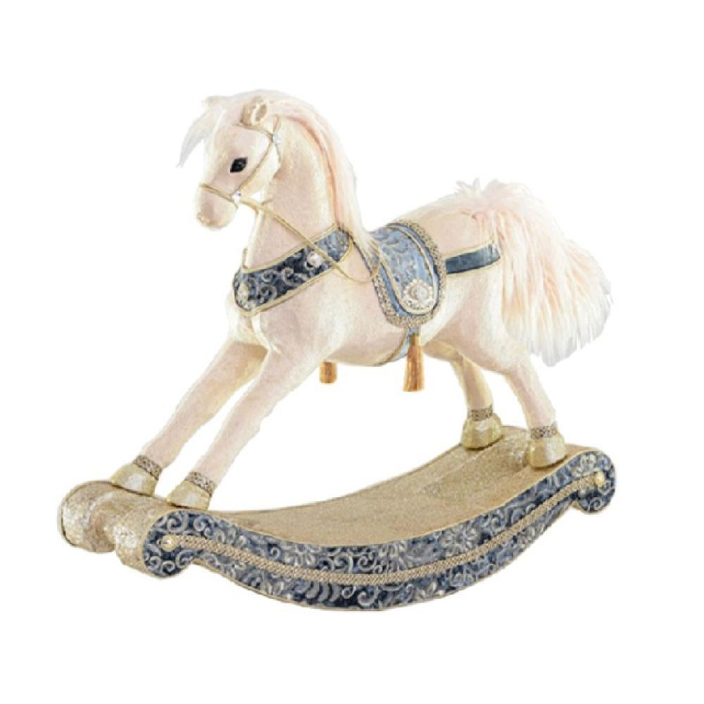 زينة حصان هزاز من القماش سويفت 68 سم - 1