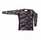 Long Sleeve UAEJJ Jiu Jitsu Camouflage Rash Guard for Kids, size YL - 1 miniature