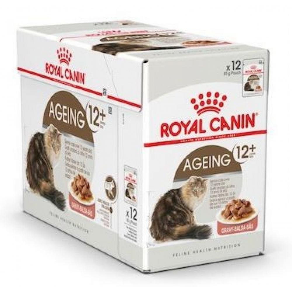 ROYAL CANIN \/ Wet food, For ageing, Gravy, Pouch, Box, 12 * 85g - 1