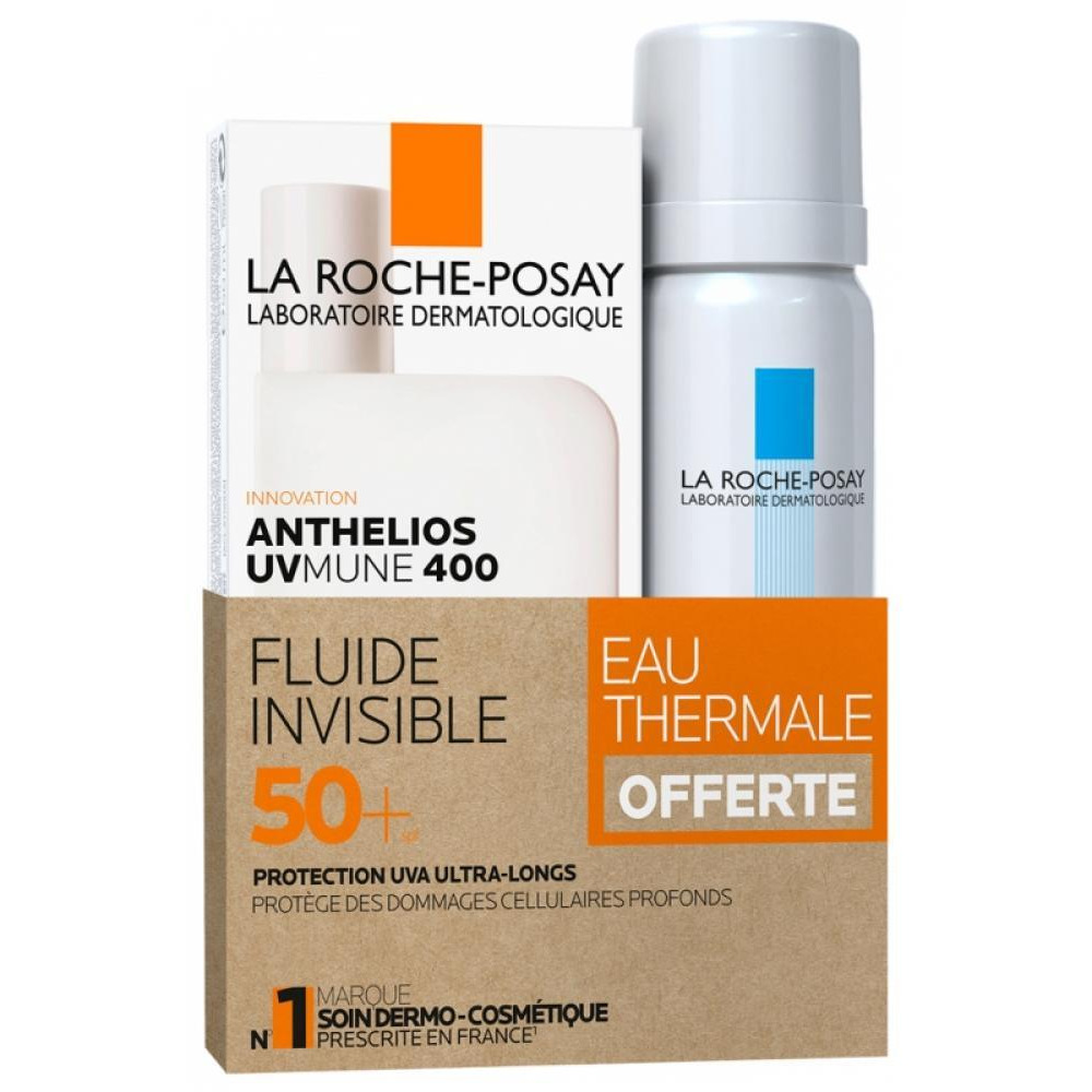 LA ROCHE-POSAY / Invisible fluid, Anthelios UVmune 400 SPF 50+, 50 ml + Thermal spring water, 50 ml - 2