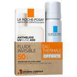 LA ROCHE-POSAY / Invisible fluid, Anthelios UVmune 400 SPF 50+, 50 ml + Thermal spring water, 50 ml - 2 miniature