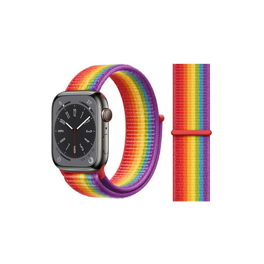 Perfii Nylon Loop Replacement Band for Apple Watch 49, 45, 44, 42 mm Series Ultra 8/7/6/SE/5/4/3 - 1