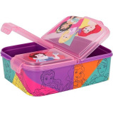 Stor Multi Compartment Sandwich Box Princess Bright \& Bold - 3 miniature