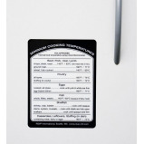 СЪЕМНАЯ Этикетка С Температурой Приготовления RSVP — ПВХ - 4 miniature