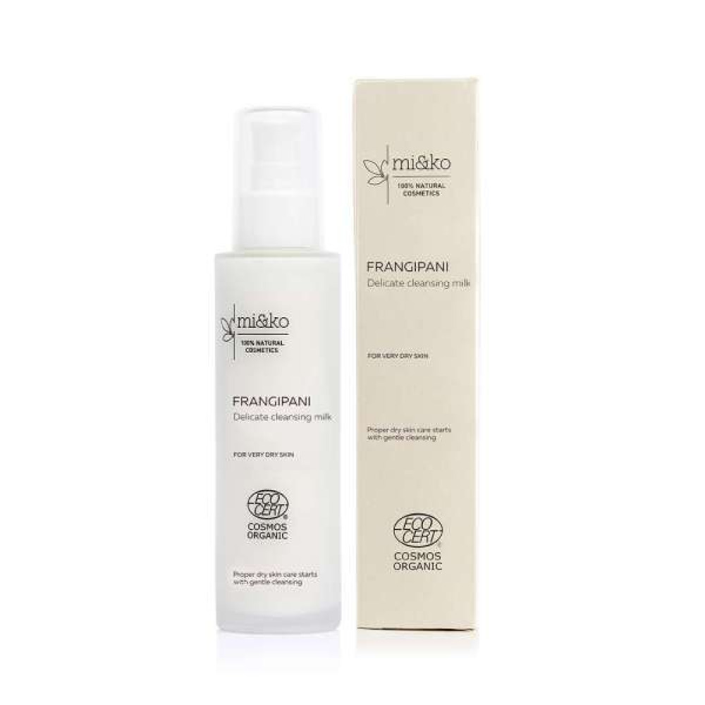 Mi\&Ko Facial Cleansing Milk, Frangipani, For Very Dry Skin, 100 ml, Organic - 1