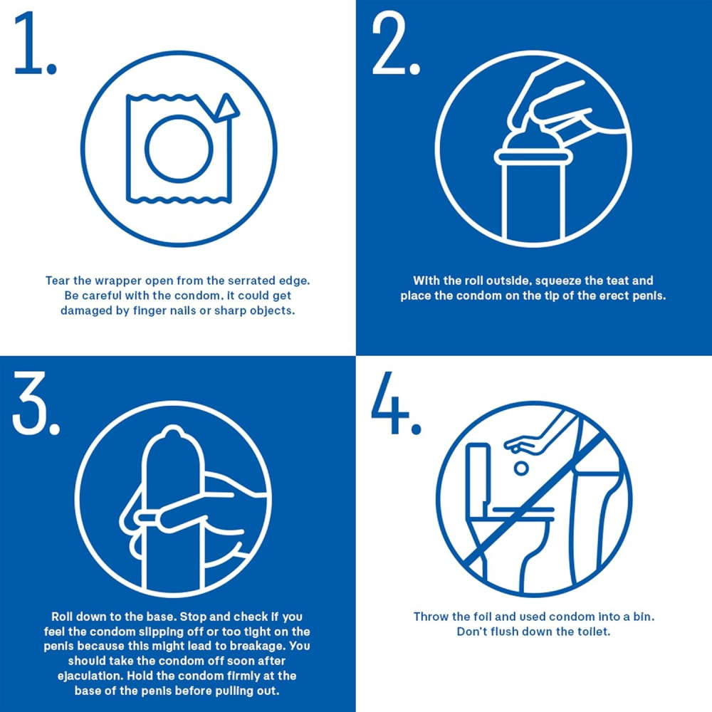 Durex Invisible Extra Thin Extra Lubricated Condoms for Men, 12 Count, Pack of 2 - 5