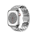 Perfii Stainless Steel Pent Link Replacement Band for Apple Watch 49, 45, 44, 42 mm Series Ultra 8/7/6/SE/5/4/3 - 1 miniature
