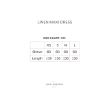 تنورة على شكل حرف A من الكتان، بيج لامع (XS) - 4 miniature