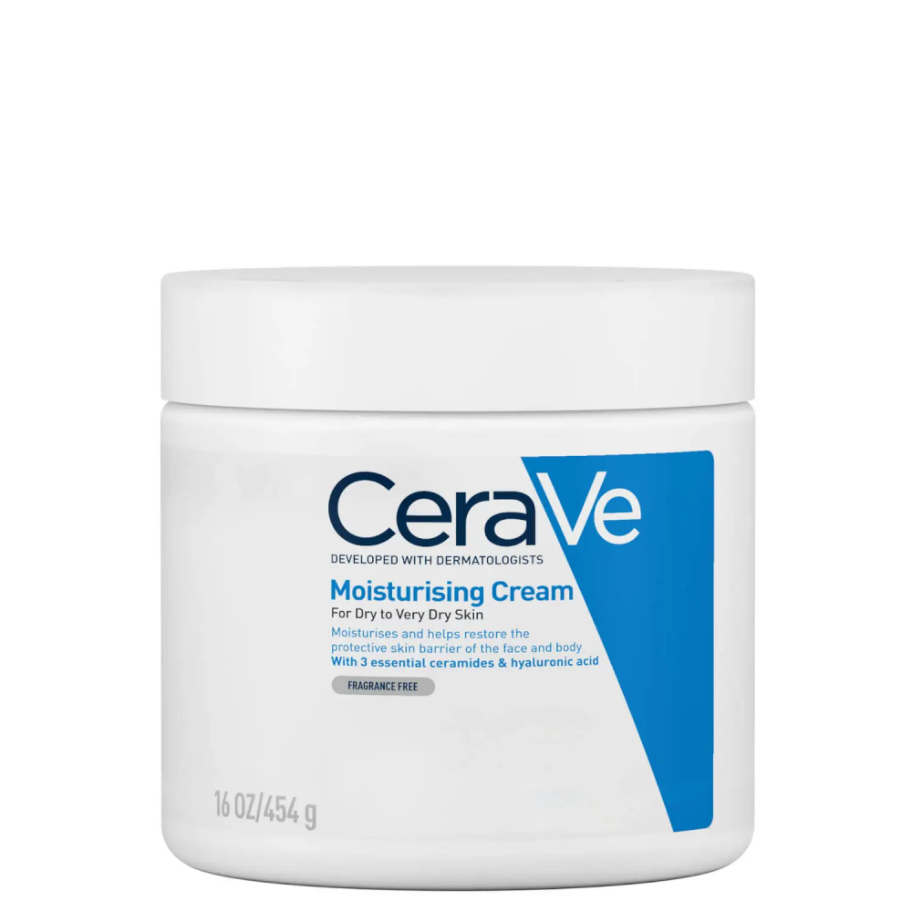 CeraVe Moisturizing Cream For Dry Skin With Hyaluronic Acid 454grams - 1