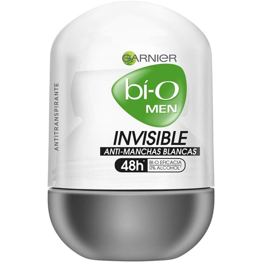 مزيل العرق غارنييه بي-أو رول أون غير مرئي بدون كحول للرجال، 50 مل - 1
