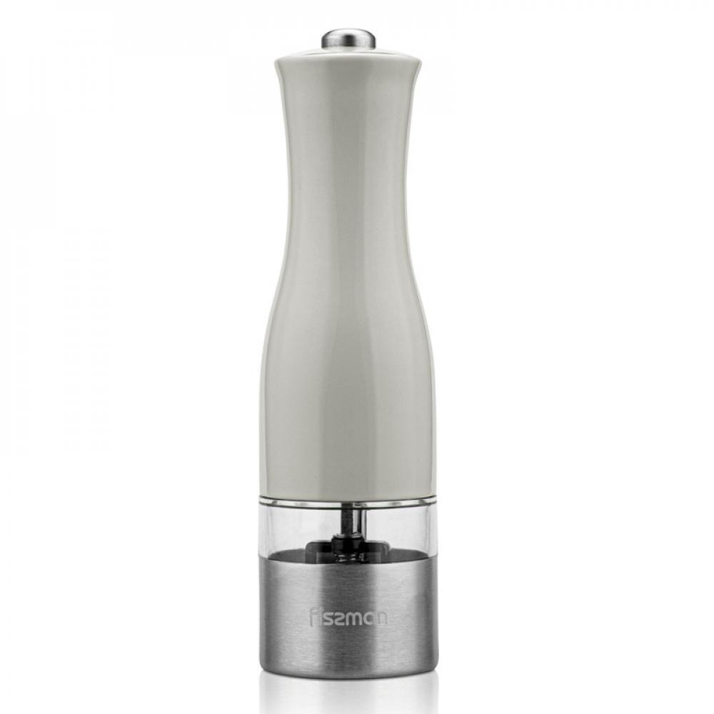 Fissman Salt And Pepper Grinder 20cm Electric With Light Grey - 1