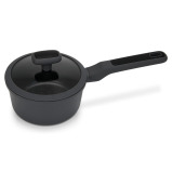 Fissman Saucepan Titanium Pro 16cm/1.4LTR With Glass Lidwith Cast Aluminum and Non- Stick Coating - 1 miniature