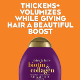 Ogx, Shampoo, Thick and Full + Biotin and Collagen, 13 fl. oz. (385 ml) - 3 miniature