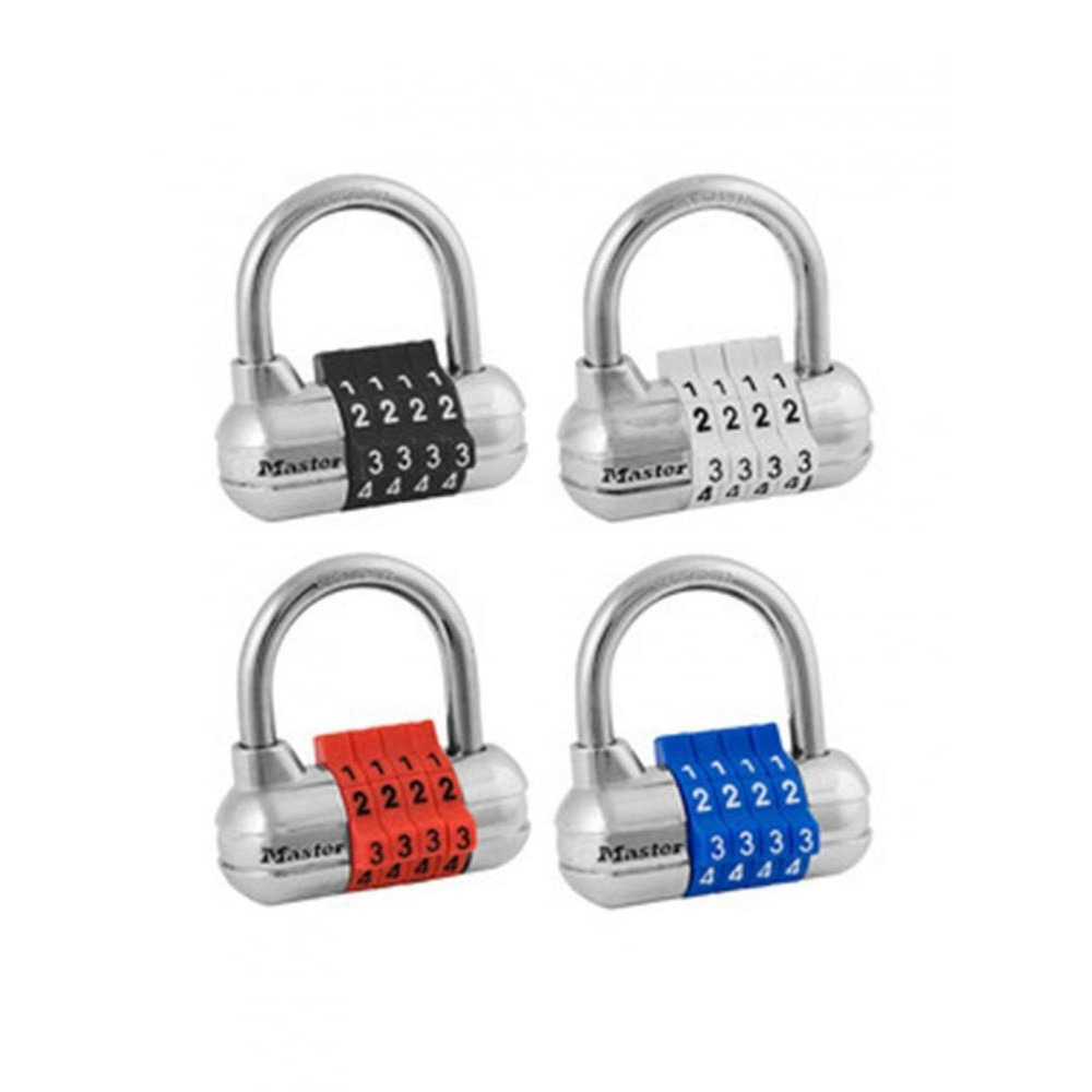 Master Lock Set Your Own Combination Padlock With Colored Dials Assorted 1523D - 1