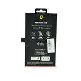 Ferrari Leather Case With Hot Stamped Sides Yellow Shield Logo For Iphone 14 Pro Max Camel - 3 miniature