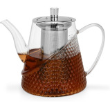 Fissman Tea Pot 1000ml with Stainless Steel Filter Borosilicate Glass - 1 miniature