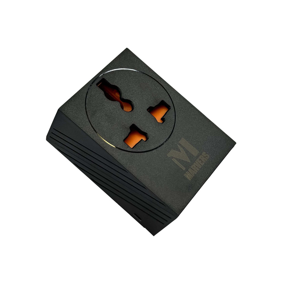 Marvers MS TC3112 International Универсальный Дорожный Адаптер 3 USB Порта С 6A Быстрой Зарядкой Черный - 4