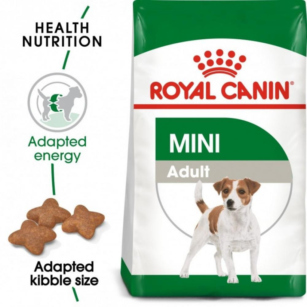 Royal Canin \/ Dry food, Mini adult, 282.2 oz. (8 kg) - 1