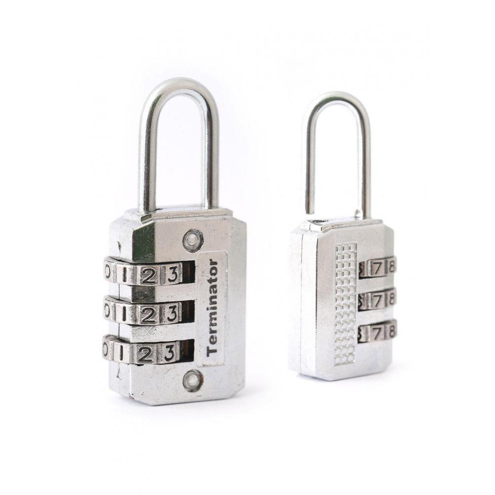 Terminator Pad Lock 20 mm Silver - 2