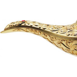 Aveson / Vintage lamp, Metal, Golden - 5 miniature