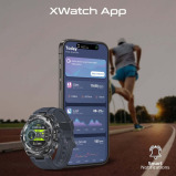 Promate XWATCH-R19 1,53-ДЮЙМОВЫЙ Круглый Экран Фитнес-Трекер Умные Часы с BT Calling Серый - 4 miniature