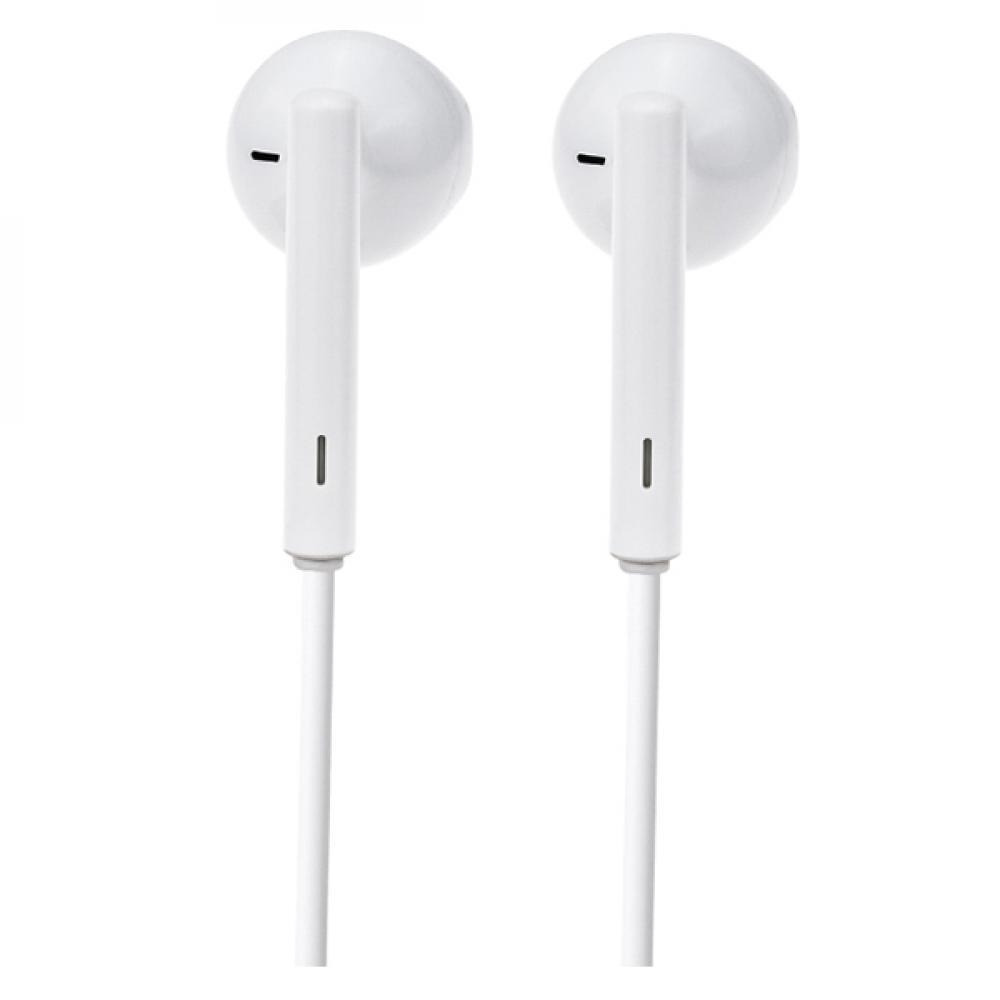 Miccell \/ Stereo earphone, Type C, Wired, Volume control 1.15M, White, VQ-H53 - 2