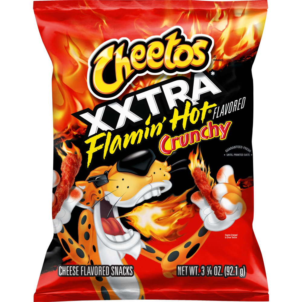 Cheetos XXTRA Flamin Hot Crunchy 92.1g - 1