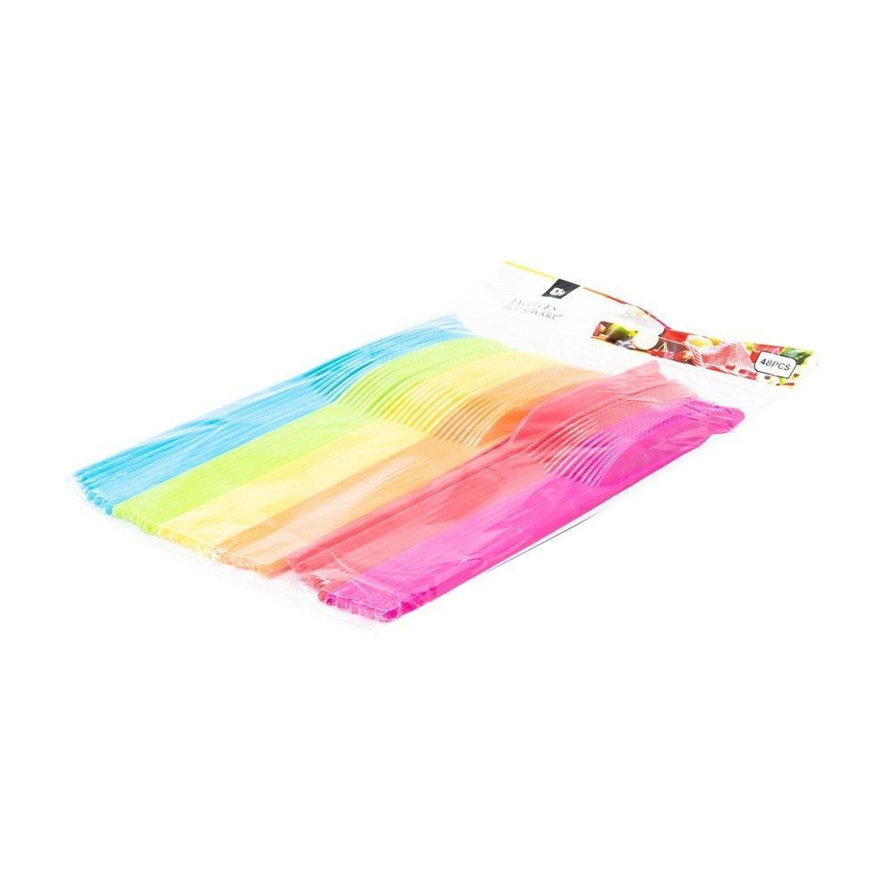 هوم سميث طقم سكاكين بلاستيك 48 قطعة - 2