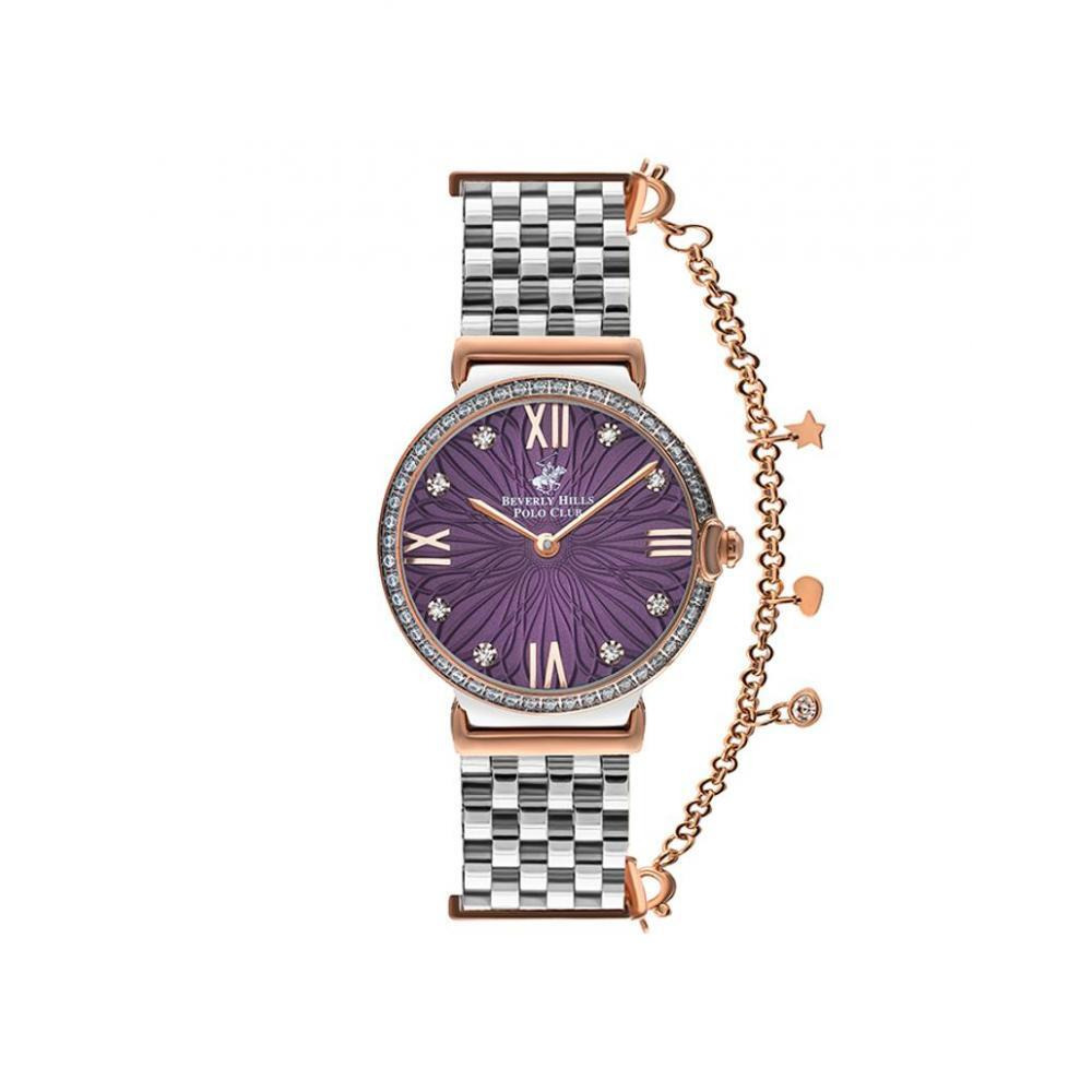 BEVERLY HILLS POLO CLUB Women's Analog Purple Dial Watch - BP3362C.580 - 1