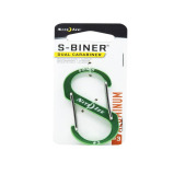 حلقة تسلق مزدوجة من الألومنيوم من NITE Ize S-Biner #3 ليموني - 1 miniature