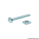 Homesmiths R.Bolts Nut 0.18 x 1.25 inch - 3 miniature