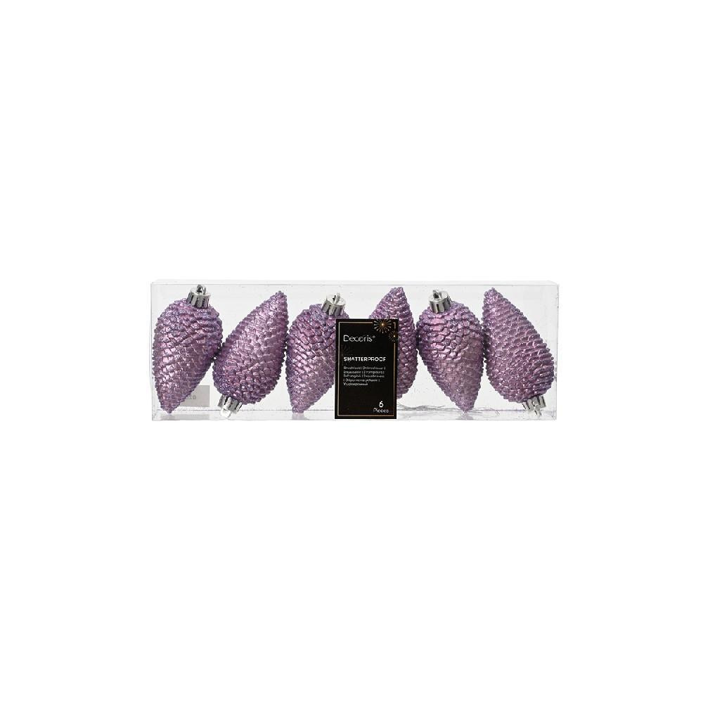 Kaemingk Decoris Pinecone Shatterproof Crystal Lilac - 1