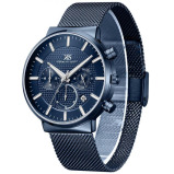 Kenneth Scott Men's Blue Dial Multi Function Watch - K22133-NMNN - 2 miniature