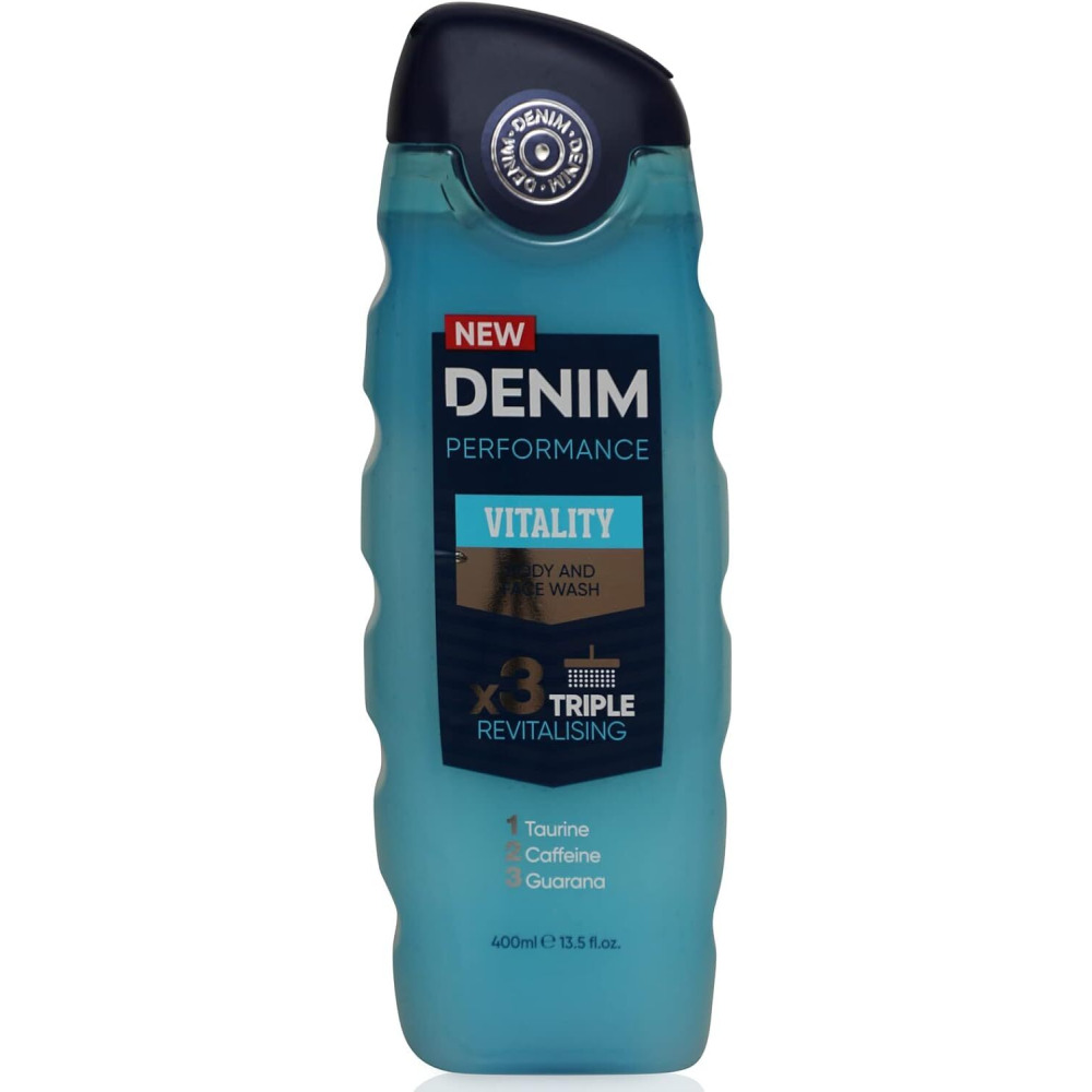 Body and Face Wash Denim Vitality, 400Ml - 1