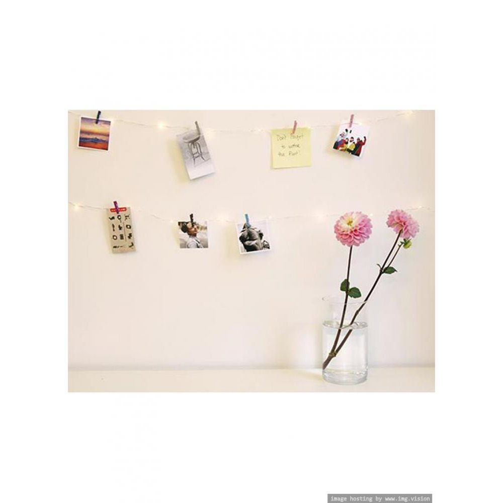 Kikkerland Mini Clothespin String Lights - 3