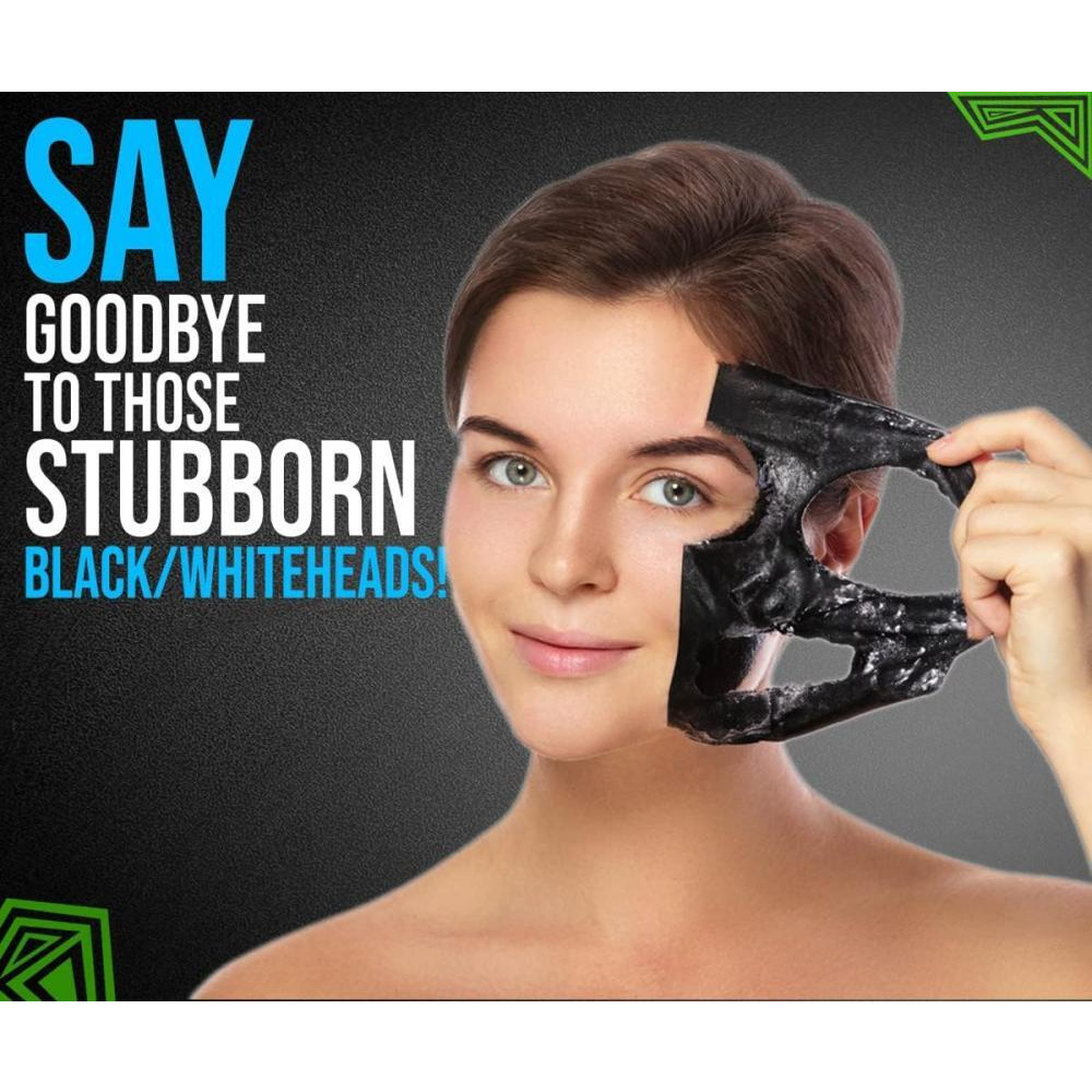 UrbanGabru Charcoal Peel Off Mask for Men and Women - Removes Blackheads and Whiteheads - Active Cooling Effect - Deep Skin Purifying Cleansing, 60 gm - 5