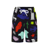 Shorts for boys Alessandro Borelli (Black), size 9, 134 - 1 miniature