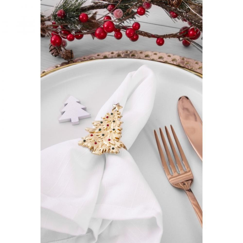 RSW Gold Gem Christmas Tree Napkin Ring - 2