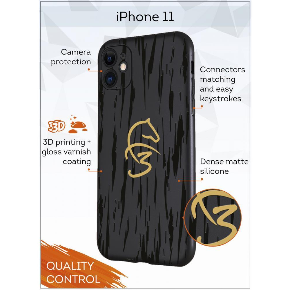Protective Case Cover for Apple iPhone 11 Fazza F3 - 2