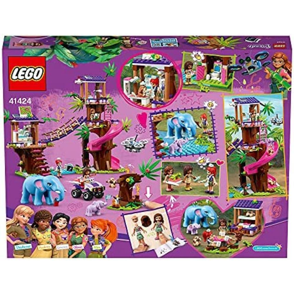 LEGO / Friends 41424, Jungle rescue basebuilding set with 3 mini dolls and accessories, 648 pieces, 8+ - 6