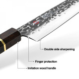 Fissman 8.2" Chef's Knife SAMURAI BOKUDEN 21 Cm(steel AUS-8) - 3 miniature