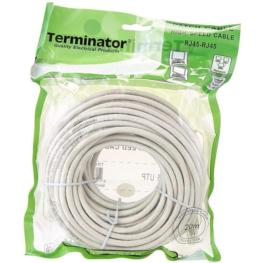 Terminator High Speed Patch Cable Cat6 20 m - Tpcc-20 m - 1