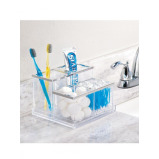 Interdesign Clarity Vanity Organizer Set of 4 - 2 miniature