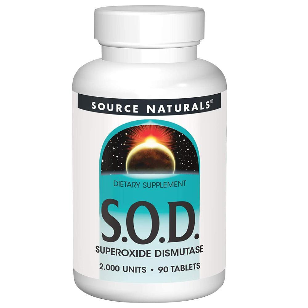 Source Naturals SOD, 90 Tablets, 2000 IU 50 mcg - 1
