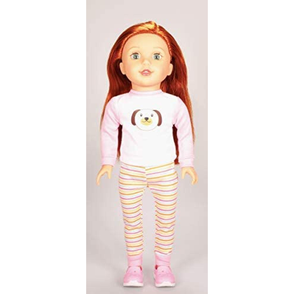 Lotus Soft Bodied Girl Doll Tatum Travel Set, Multi-Colour, 15 inches/38 cm, Lt15022 - 2