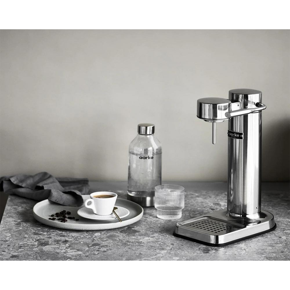 AARKE Carbonator 3 Sparkling Water Maker, Polished Steel - 4