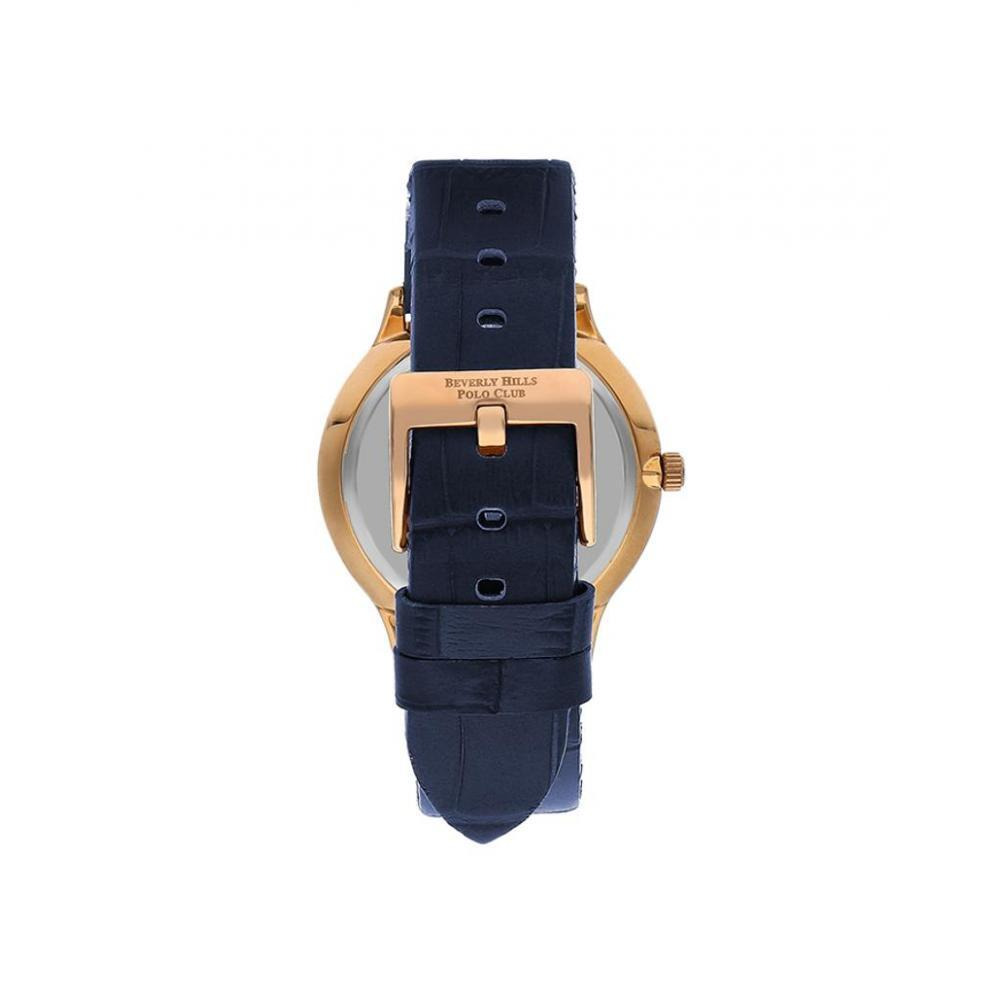 BEVERLY HILLS POLO CLUB Men's Analog Round Shape Leather Wrist Watch BP3308X.499 - 3